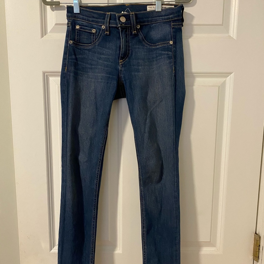 Rag & bone mid rise skinny jeans // size 26 - Picture 5 of 7
